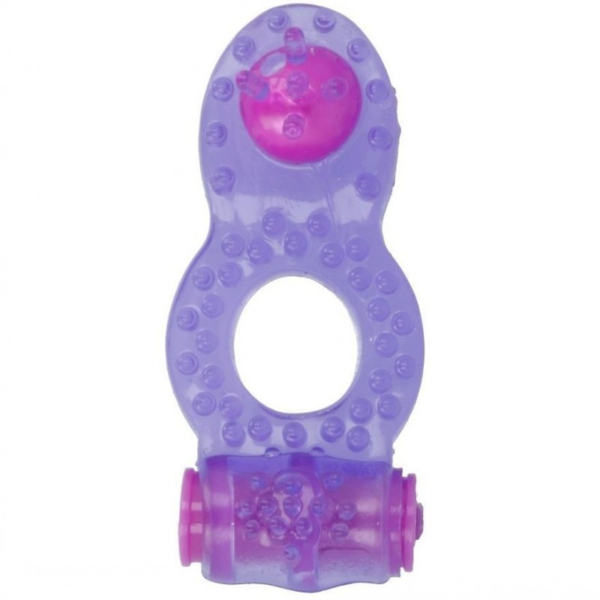 Anillo para el pene con doble vibrador