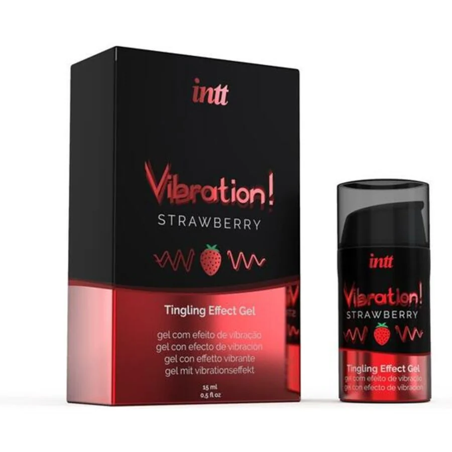 vibrador líquido Intt fresa 15 ml x 3 unidades - Image 2