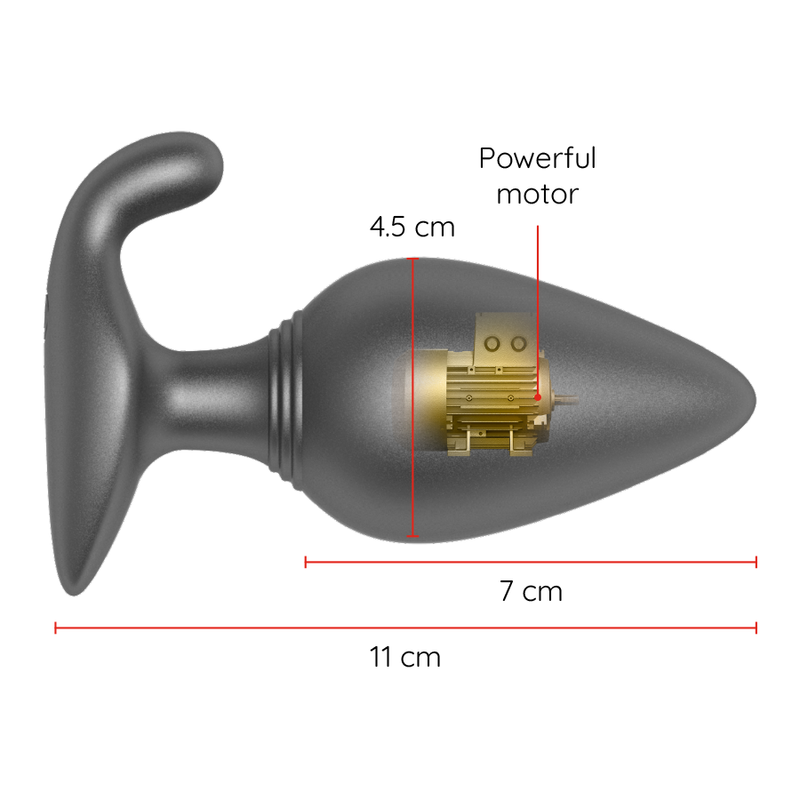 Plug anal vibrador