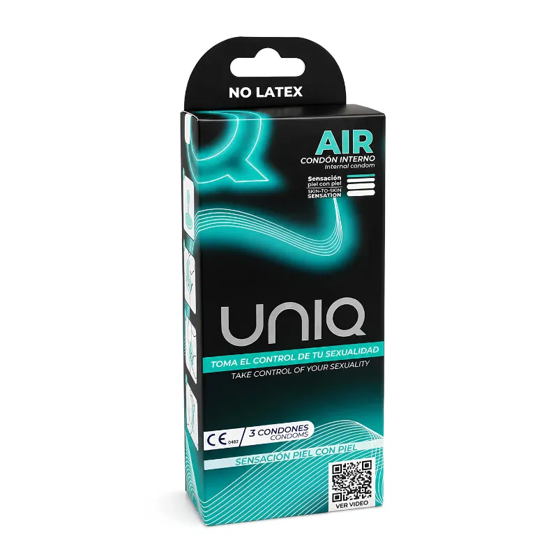Preservativo femenino sin latex Uniq Air
