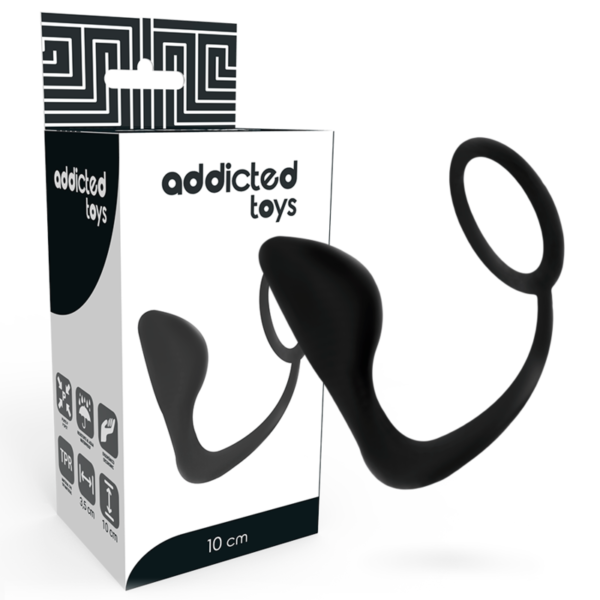 Plug anal con anillo marca addicted - Image 3