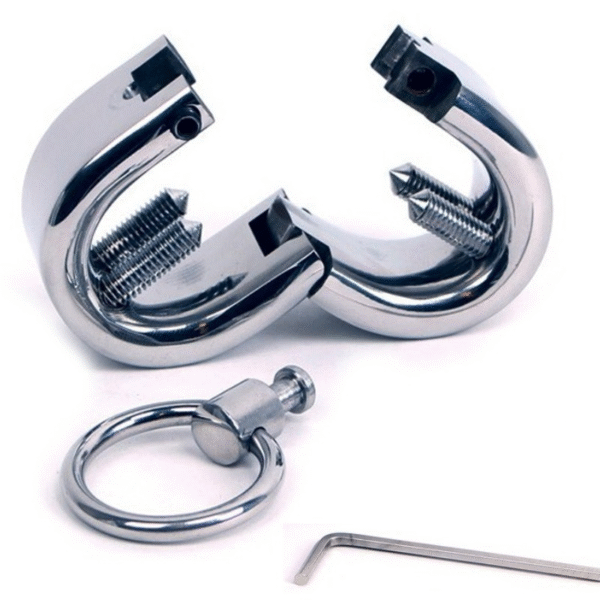 Brazalete testículos Metal Hard tornillos ajustables - Image 2