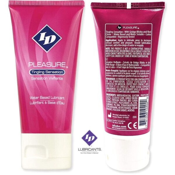 Lubricante base agua ID pleasure tinging 60ml