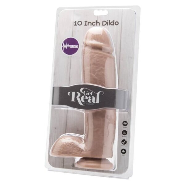 Dildo vibrador Get Real 25.5cm - Image 2