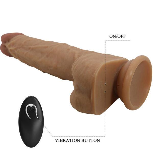 Dildo vibrador Jonathan 21cm con control - Image 4