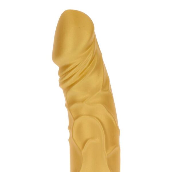 Dildo vibrador dorado - Gold Dicker - Image 3