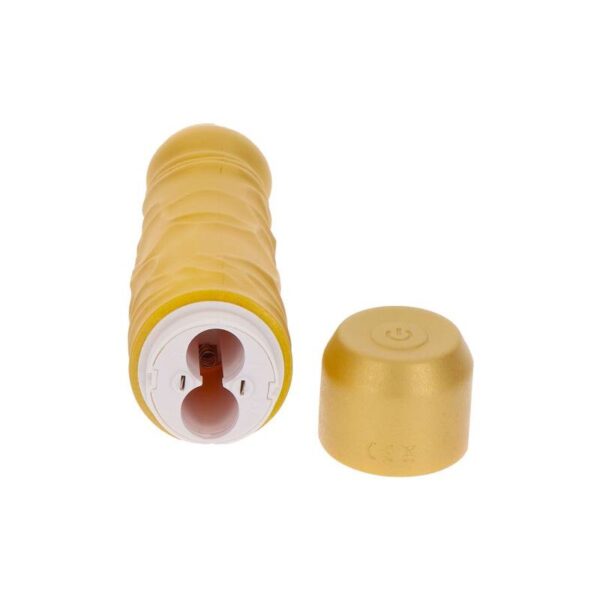 Dildo vibrador dorado - Gold Dicker - Image 4