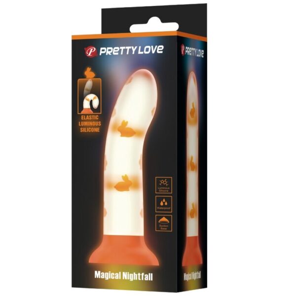Dildo luminoso naranja - Magical Nightfall - Image 3
