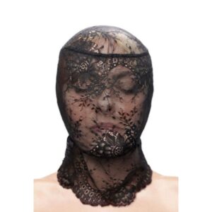 Novelties Fetish pasamontañas de encaje negro