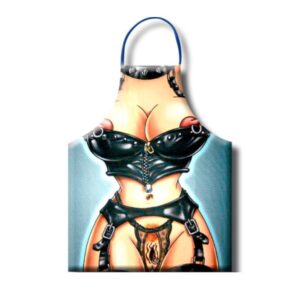 Delantal erótico sado mujer - poliéster