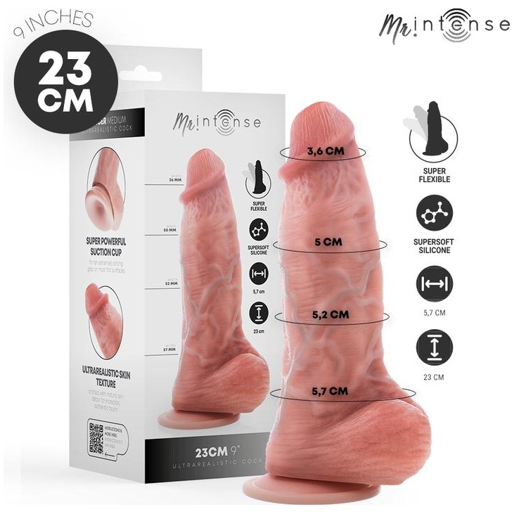 Dildo silicona Mr Intense - Spencer 23 cm