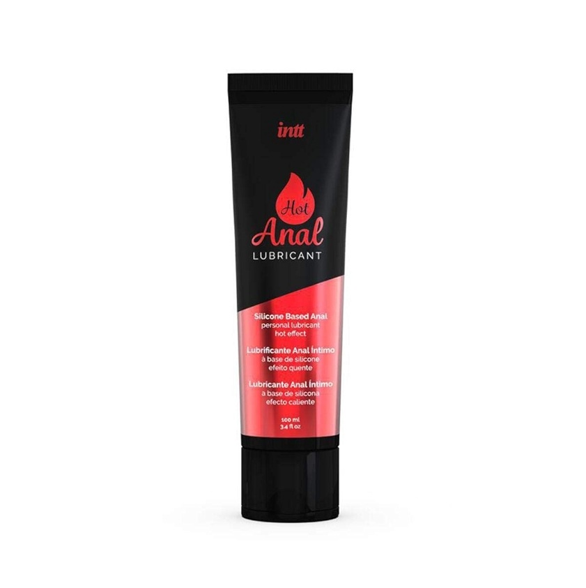 Lubricante anal base silicona y efecto calor - INTT