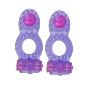 Combo Anillo para el pene con doble vibrador X2