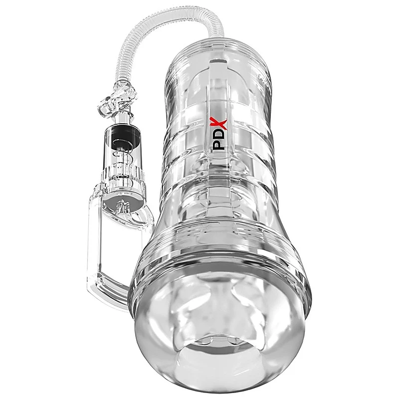 Masturbador transparente con bomba de succión - Vewtube Vac XXL 27.3cm
